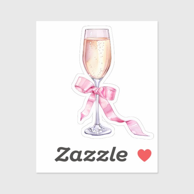 Coquette-Elemente für Wasserfarben Aufkleber (Blatt)