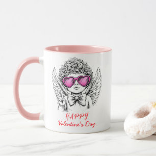 Coquette Engel Kirub Herzlichen Glückwunsch Valent Tasse
