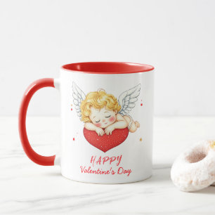 Coquette Engel Kirub Herzlichen Glückwunsch Valent Tasse