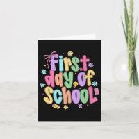 Coquette ersten Tag der Schule Bow Preppy zurück z