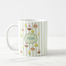Coquette Floral Muttertag Personalisierter Name Kaffeetasse