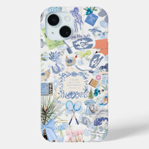 Coquette Girl Preppy Collage, Handy Case