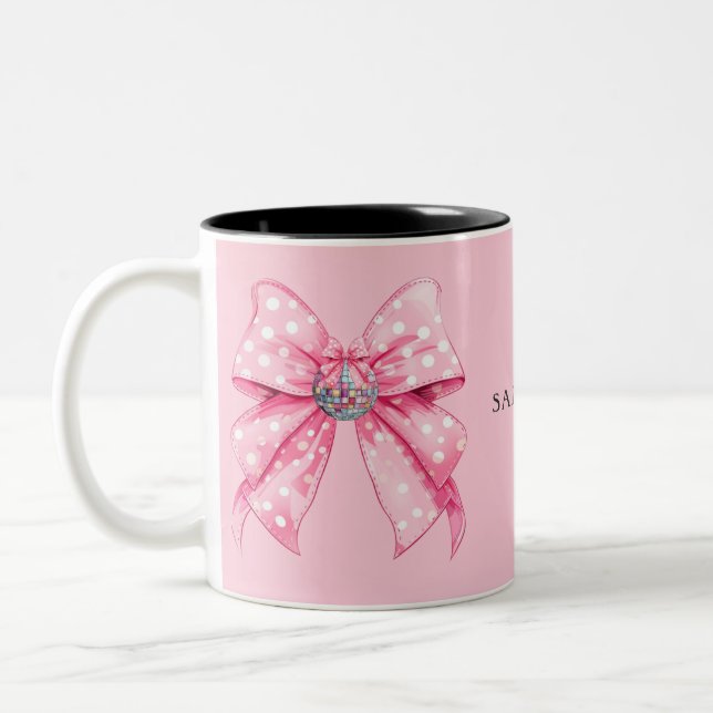 Coquette Girly Cappella Carrà Zweifarbige Tasse (Links)