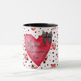 Coquette Girly Positive Affirmative Strawberry Tas Tasse