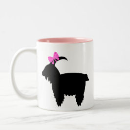 Coquette Goat Zweifarbige Tasse