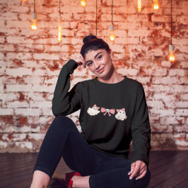 Coquette Halloween Ghost Sweatshirt