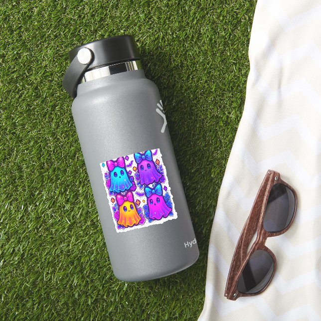 Coquette Iridescent Halloween Aufkleber (HydroFlask Insitu)