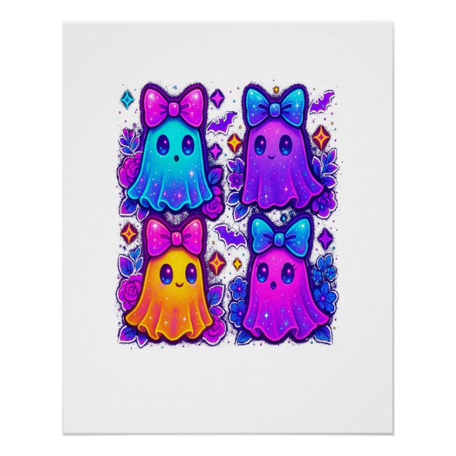 Coquette Iridescent Halloween Poster (Vorderseite)