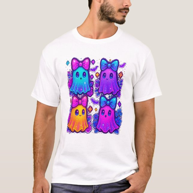 Coquette Iridescent Halloween T-Shirt (Vorderseite)
