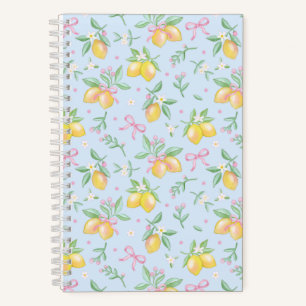 Coquette Lemon Blau Notizbuch