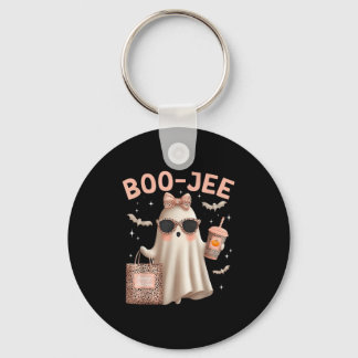 Coquette Leopard Ghost Kaffee Boo-jee Boujee Ghost Schlüsselanhänger