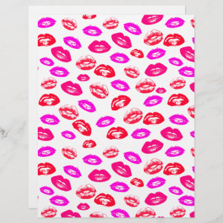Coquette Lipstick Muster Cardstock