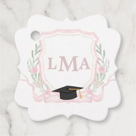 Coquette Monogramm-Abschluss Geschenkanhänger