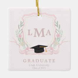 Coquette Monogramm-Abschluss Keramikornament