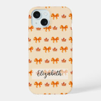 Coquette Orange Herbstbögen und Blätter