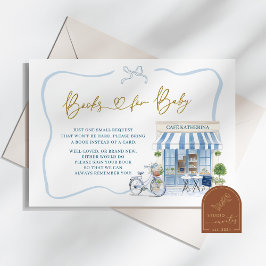 Coquette Pariser Café Französisch Blue Books for b Begleitkarte