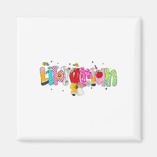 Coquette Pencil Bow Librarian Zurück zur Schule Bu Magnet