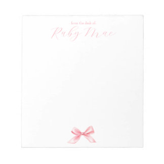 Coquette Personalisiert Notepad Notizblock