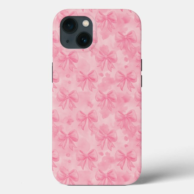 Coquette Pink Bows Case-Mate iPhone Hülle (Rückseite)