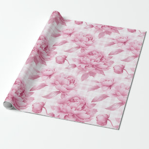 Coquette Pink Floral Geschenkpapier