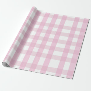 Coquette Pink Kariert Geschenkpapier