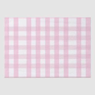 Coquette Pink Kariert Seidenpapier
