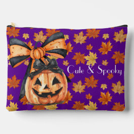 Coquette Pumpkin Fall/Halloween Cute  Zubehörtasche