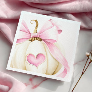 Coquette Pumpkin Pink Babydusche Serviette