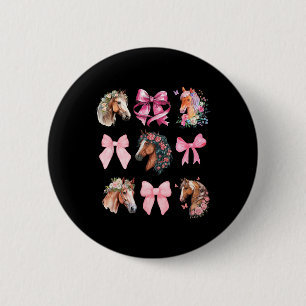 Coquette Reiten Wildblumen Reiten Button