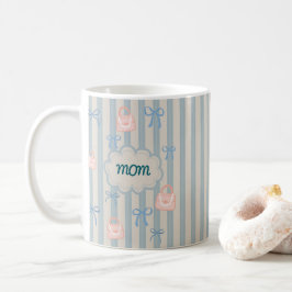 Coquette Ribbons Muttertag Personalisierter Name Kaffeetasse