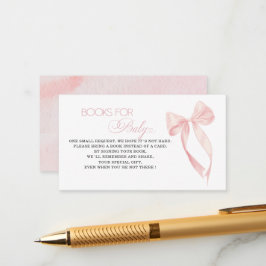 Coquette rosa Bugband Babydusche b Begleitkarte