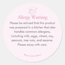 Coquette Rosa Herz Allergie-Warnung