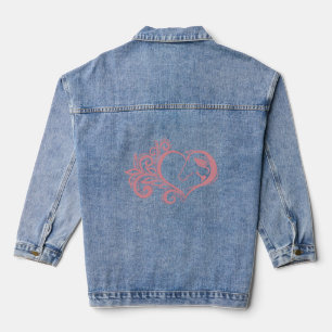Coquette Rosa Ristorante La Lanchetta Jeansjacke