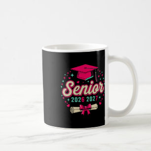Coquette Rosa Schleife Senior 2026 2027 Abschluss Kaffeetasse