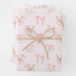 Coquette-Schuhmuster  Geschenkpapier Set