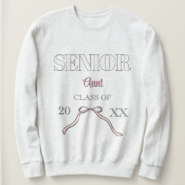 Coquette Senior-Tante Absolventin Benutzerdefinier Sweatshirt
