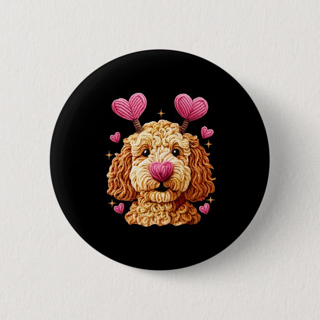 Coquette Shamrock,patrick's Day Shamrock Meme 6 Fu Button (Vorderseite)