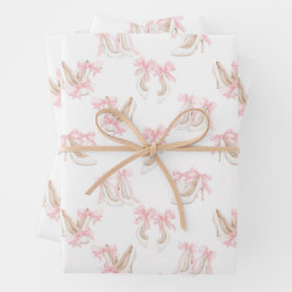 Coquette Shoes Pattern  Geschenkpapier Set