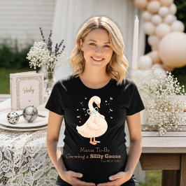 Coquette Silly Goose Green Mommy-to-Be, Pregnancy T-Shirt