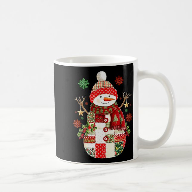 Coquette Snowman For Teens Grandkids Kids Family C Kaffeetasse (Rechts)