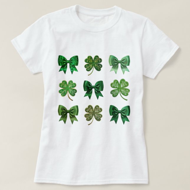 Coquette St. Patrick's Day Shirt (Design vorne)