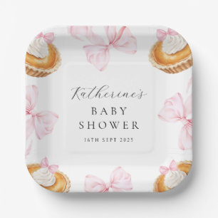 Coquette Süsse Pie Babydusche Papier Napkin Pappteller