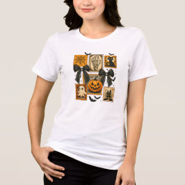 Coquette Vintage Halloween-Briefmarke Tri-Blend Shirt