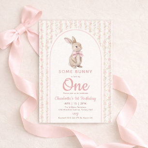 Coquette Vintage Some Bunny ist ein Geburtstag Einladung