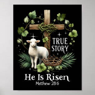 Coquette Wahre Story Er ist Vintager Ostern Chr Poster