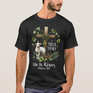 Coquette Wahre Story Er ist Vintager Ostern Chr T-Shirt