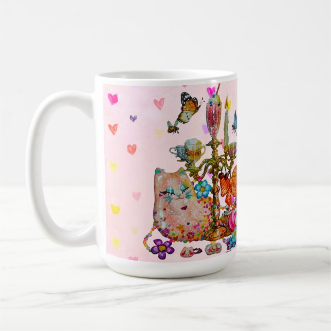 Coquette-Wasserflasche Kaffeetasse (Links)