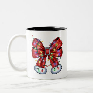 Coquette Weihnachten Fröhliche Mannschaft Passende Zweifarbige Tasse