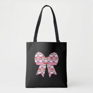 Coquette Weihnachten Pink Bow Santa Vintag Retro
