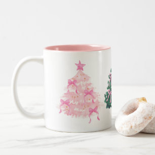 Coquette Weihnachts-Tasse für sie - Weihnachtsgesc Zweifarbige Tasse